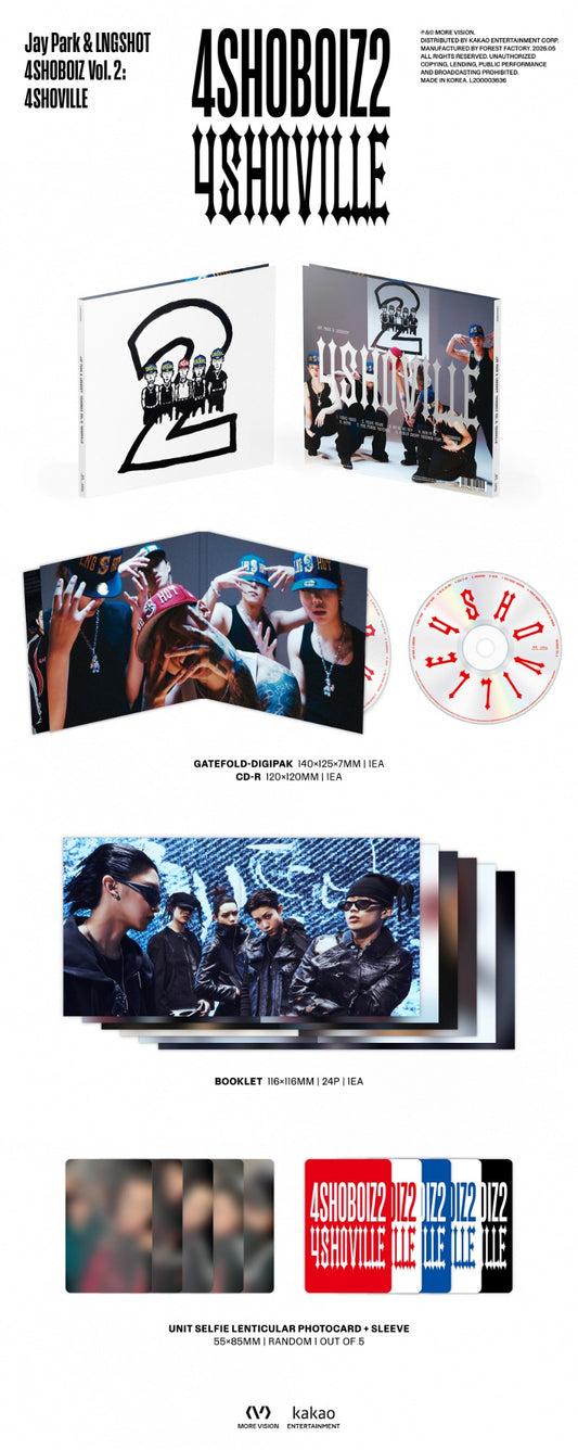 PRE-ORDER: Jay Park & LNGSHOT Mixtape - 4SHOBOIZ Vol. 2: 4SHOVILLE