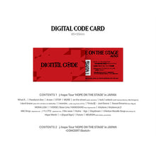 Load image into Gallery viewer, PRE-ORDER: J-Hope Tour 'HOPE ON THE STAGE' in JAPAN Digital Code