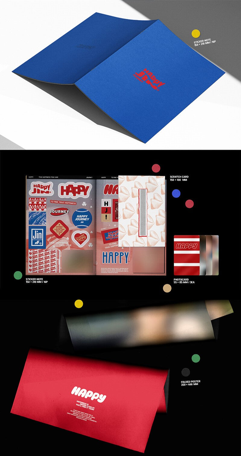 Jin 1st Solo Album – Happy