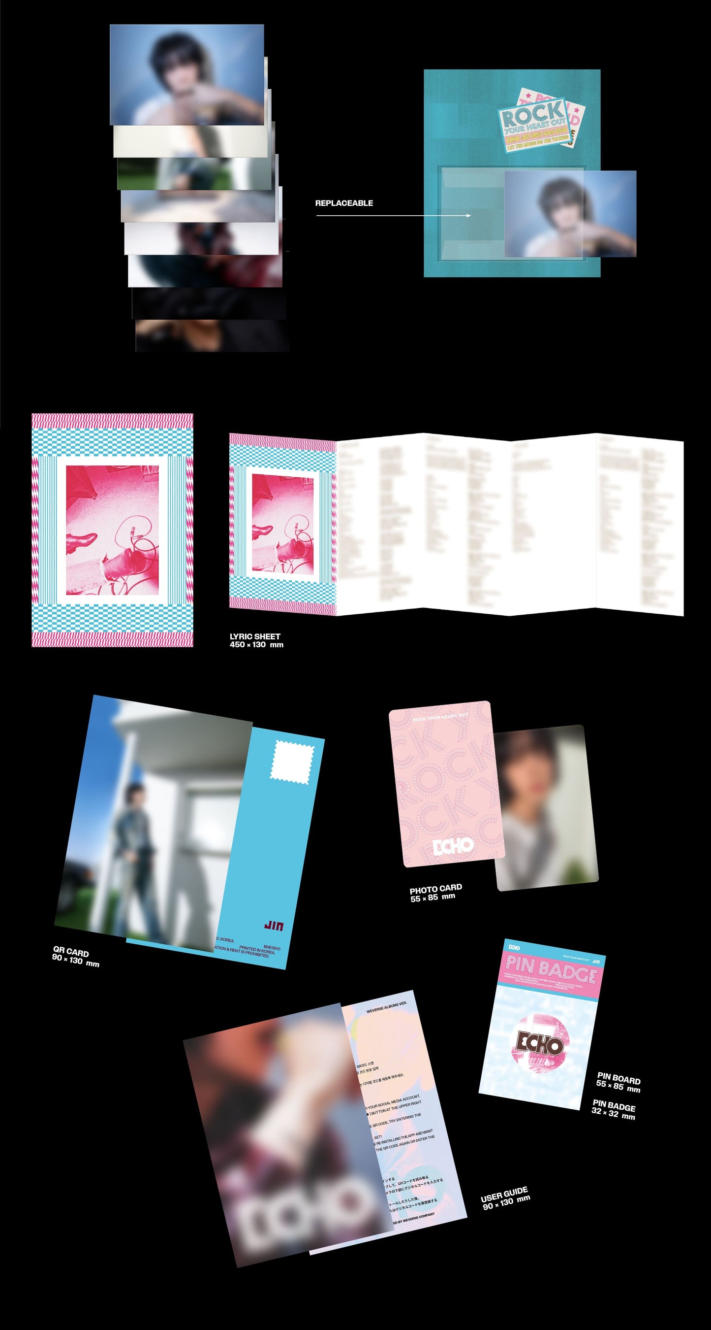 Jin 2nd Solo Album – Echo (Weverse Albums Ver.)