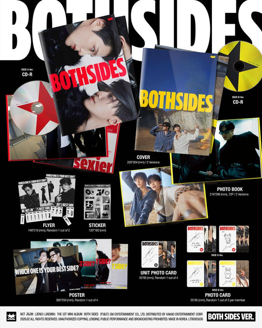 NCT JNJM The 1st Mini Album - BOTH SIDES (Photobook Ver.) (Random)