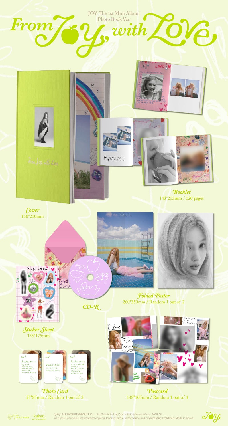 JOY (Red Velvet) The 1st Mini Album – From JOY, with Love (Photobook Ver.)