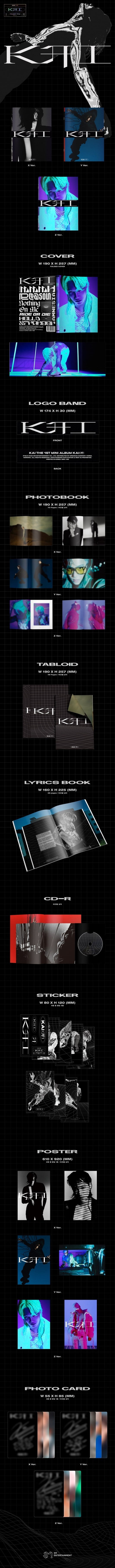 KAI (EXO) 1st Mini Album - KAI (开) (Photobook Ver.) (Random)