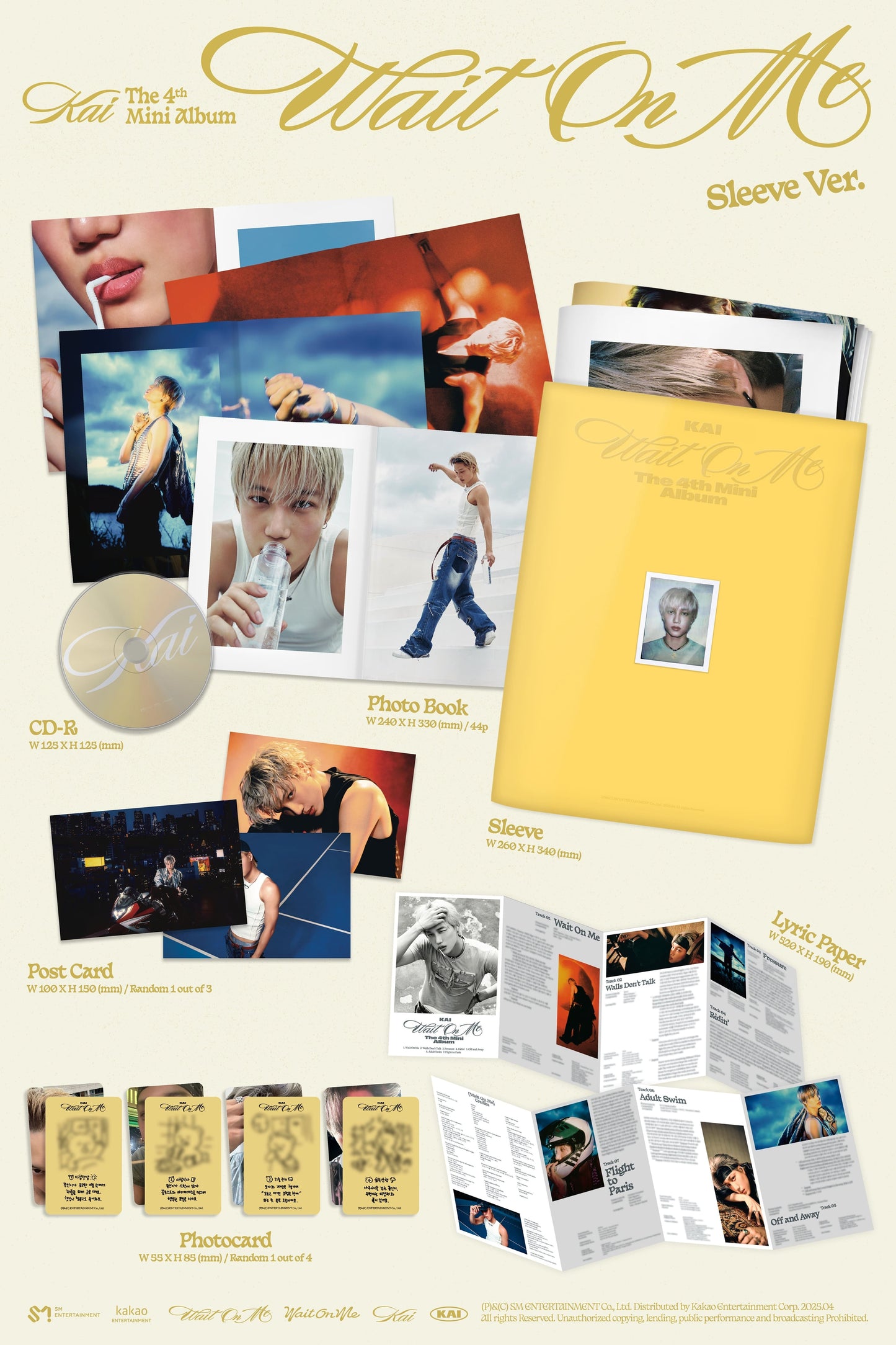 KAI 4th Mini Album – Wait On Me (Sleeve Ver.)