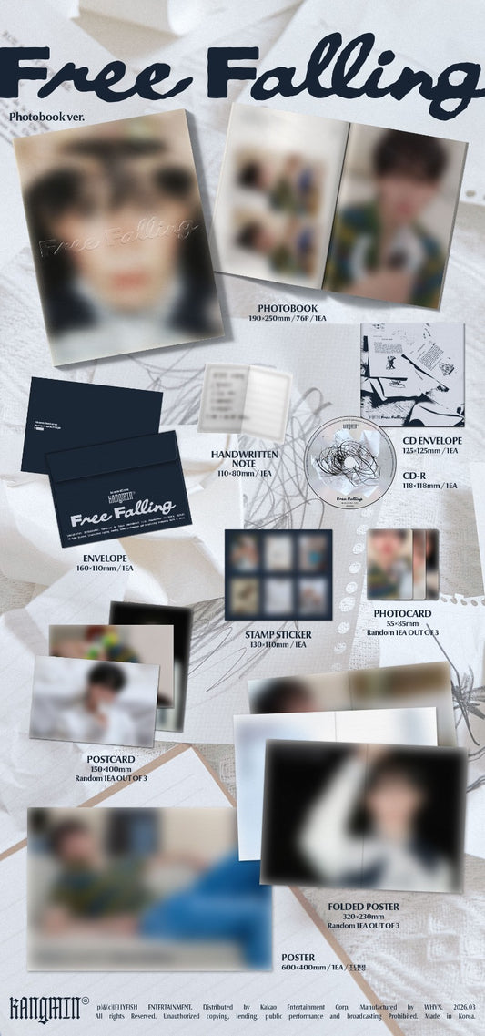 KANGMIN (VERIVERY) 1st Single Album - Free Falling (Photobook Ver.)