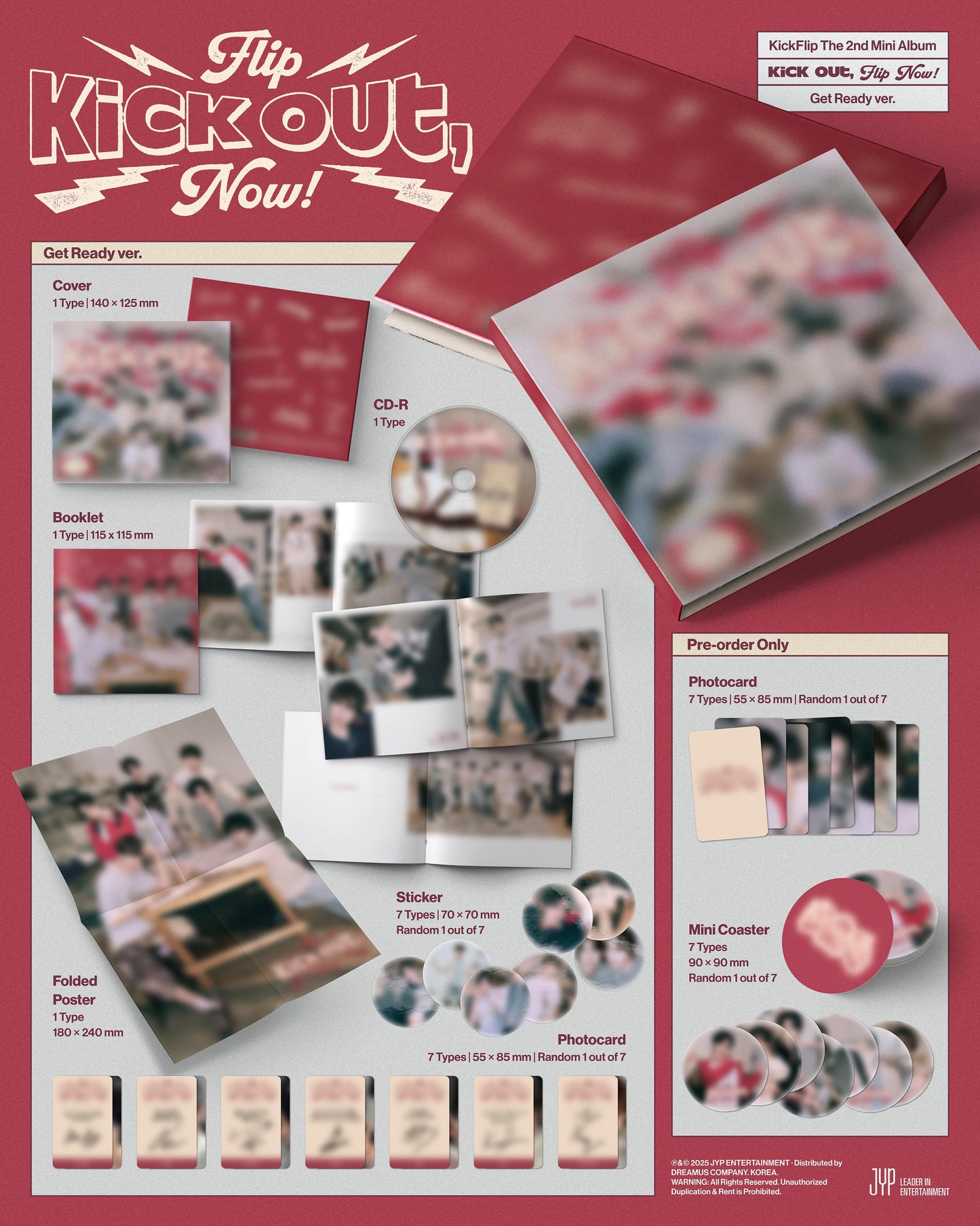 KickFlip 2nd Mini Album – Kick Out, Flip Now! (Digipack)