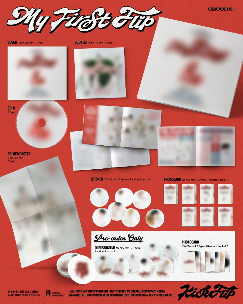 KickFlip The 3rd Mini Album - My First Flip (CRUSH Ver.) (Digipack)