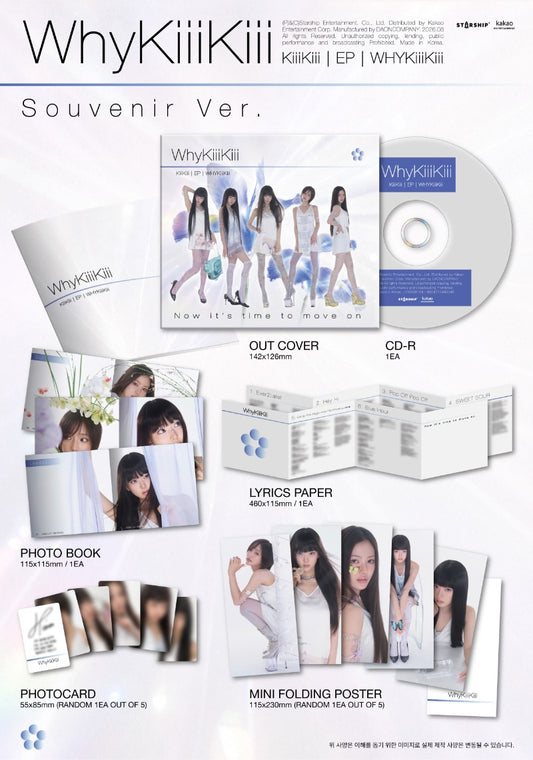 PRE-ORDER: KiiiKiii 3rd EP Album - WhyKiiiKiii (Souvenier Ver.) (Digipack)