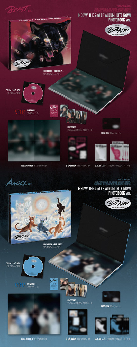 PRE-ORDER: MEOVV The 2nd EP Album - BITE NOW (Photobook Ver.)