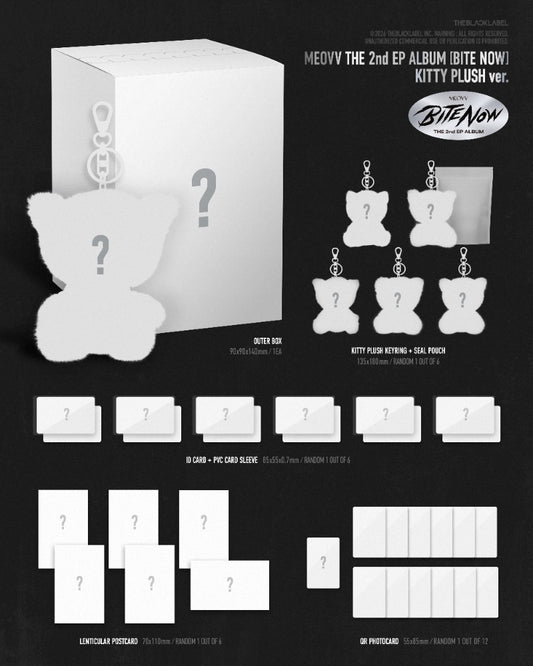 PRE-ORDER: MEOVV The 2nd EP Album - BITE NOW (Kitty Plush Ver.)