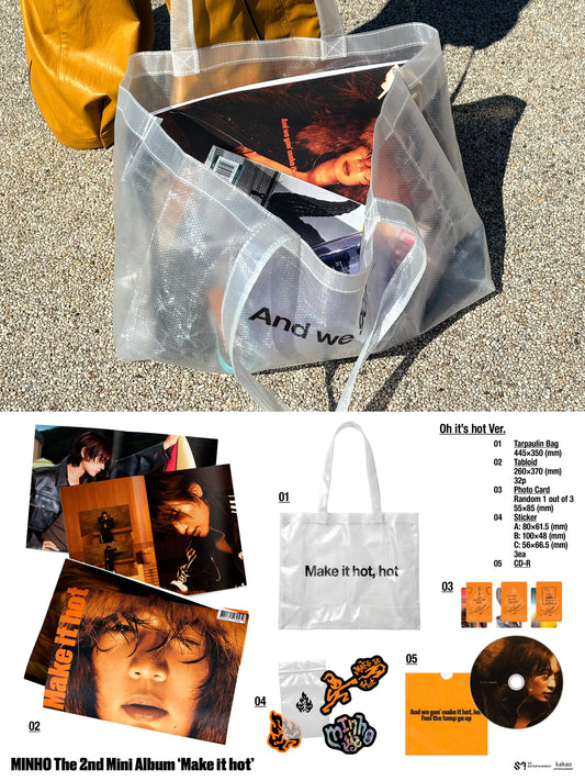 PRE-ORDER: MINHO The 2nd Mini Album - Make it hot (Oh it’s hot Ver.)