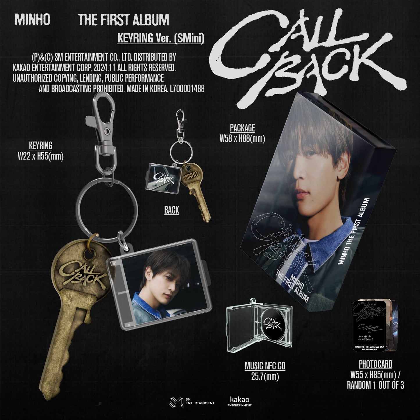 MINHO The 1st Album – CALL BACK (SMini Ver.)
