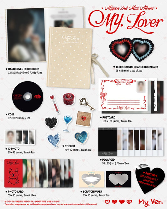 MIYEON 2nd Mini Album - MY, Lover (Random)