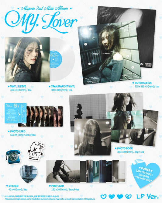 MIYEON 2nd Mini Album - MY, Lover (LP Ver.)