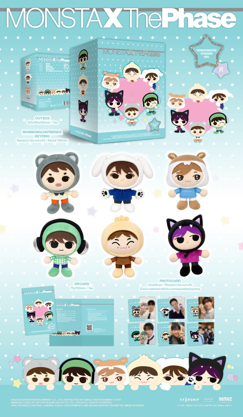 PRE-ORDER: MONSTA X - The Phase (MONMUNGCHI FRIENDS Ver.) (Limited Edition) (Random)