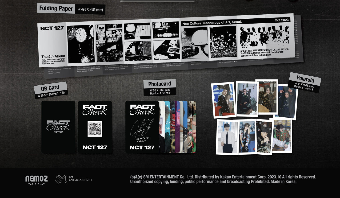NCT 127 Album Vol. 5 – Fact Check (QR Ver.)