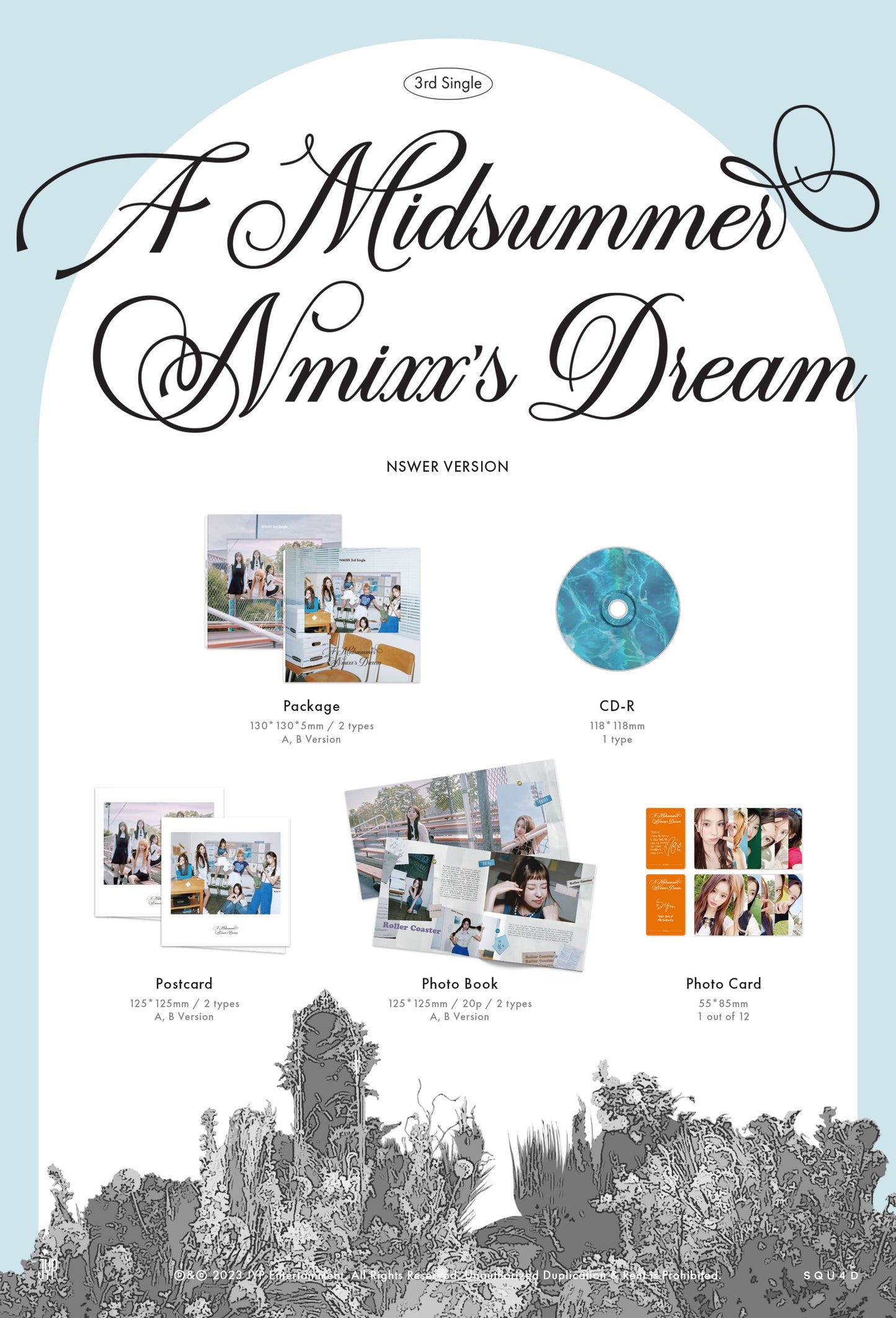 NMIXX Single Album Vol. 3 - A Midsummer NMIXX’s Dream (NSWER Ver.) (Random)