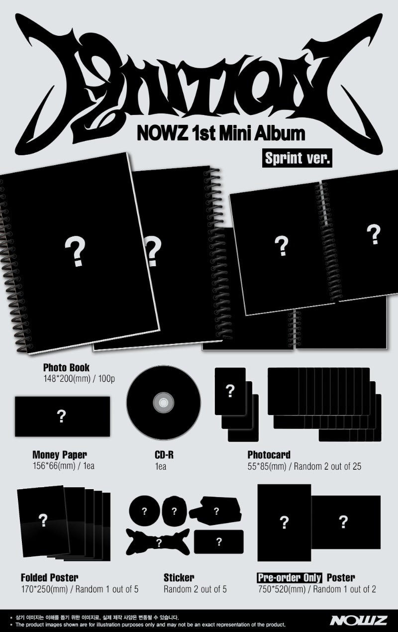 NOWZ 1st Mini Album – IGNITION (Random)