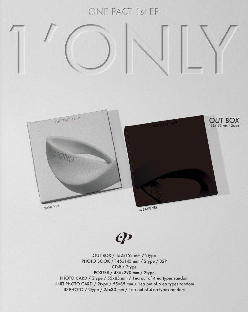 ONE PACT 1st EP - 1’ONLY (Random)