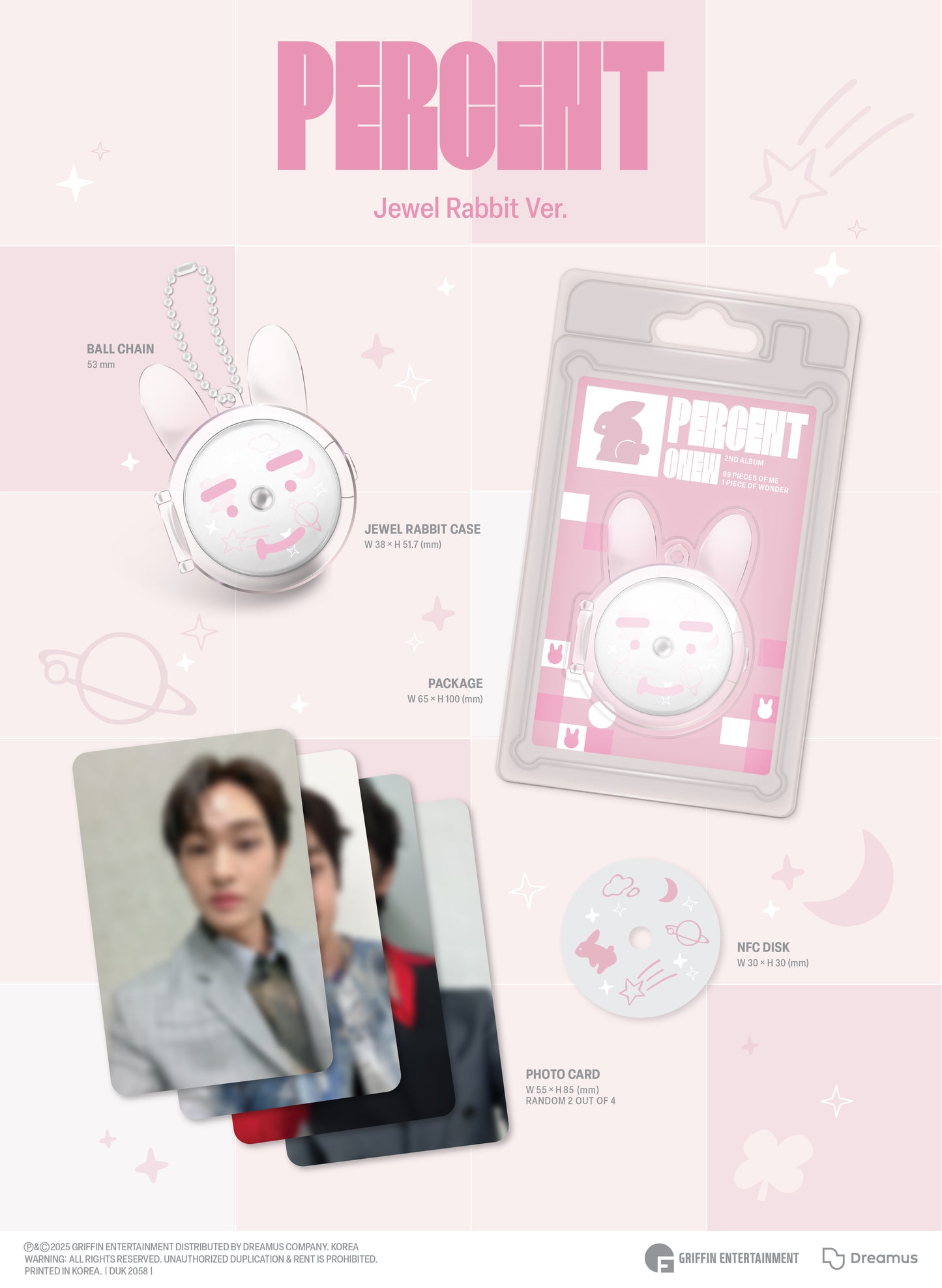 ONEW 2nd Album – PERCENT (Jewel Rabbit Ver.)