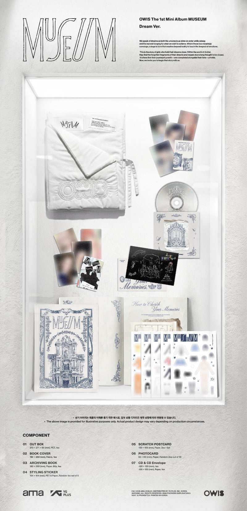 PRE-ORDER: OWIS The 1st Mini Album - MUSEUM (Dream Ver.)