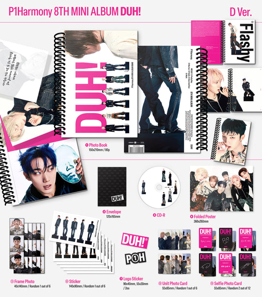 P1Harmony 8th Mini Album – DUH! (Random)