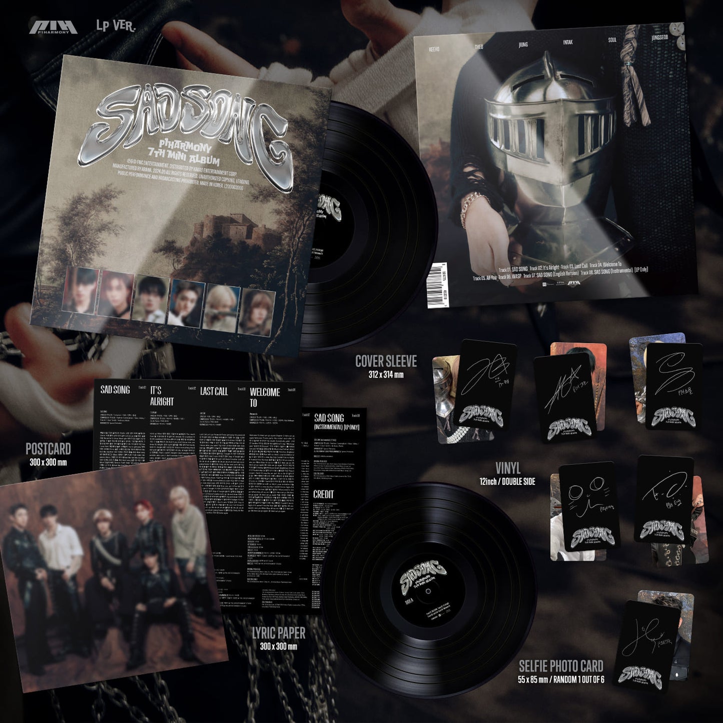 P1Harmony 7th Mini Album – SAD SONG (LP) (Limited)