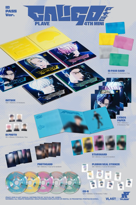 PLAVE 4th Mini Album - Caligo Pt.2 (ID PASS Ver.) (Random)