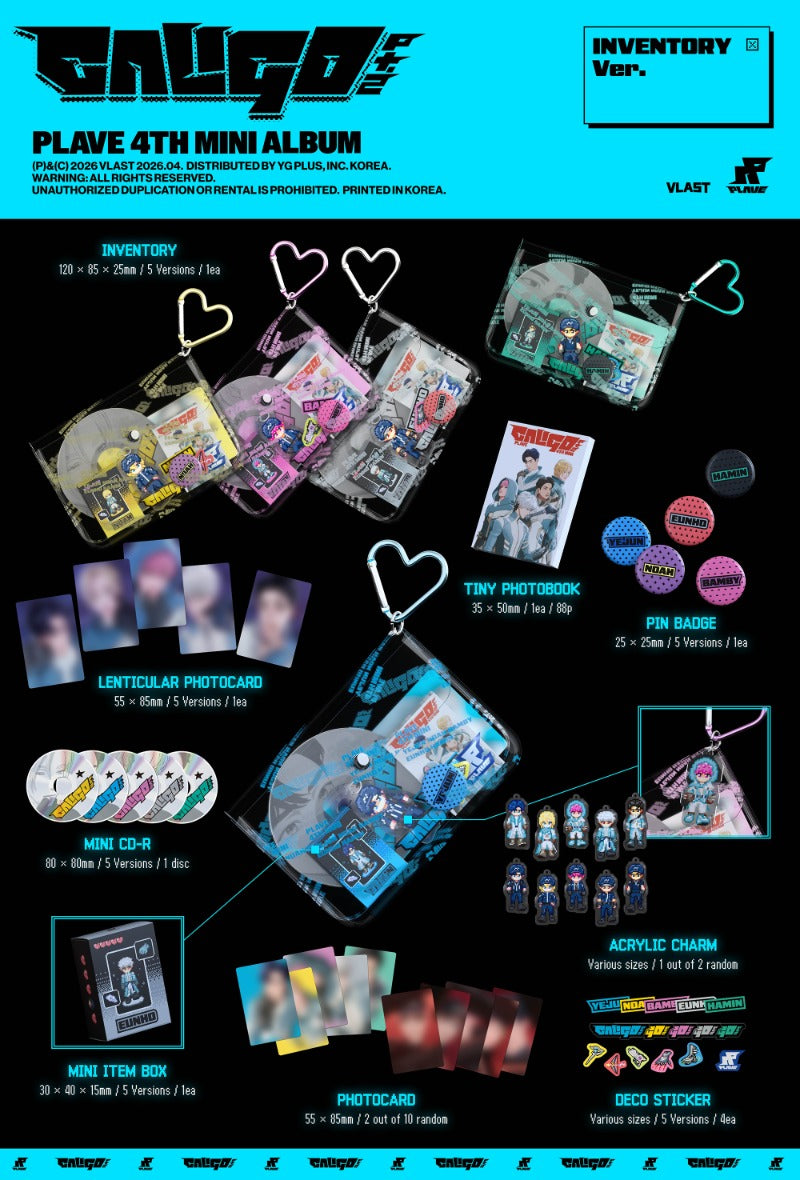 PLAVE 4th Mini Album - Caligo Pt.2 (INVENTORY Ver.) (Random)
