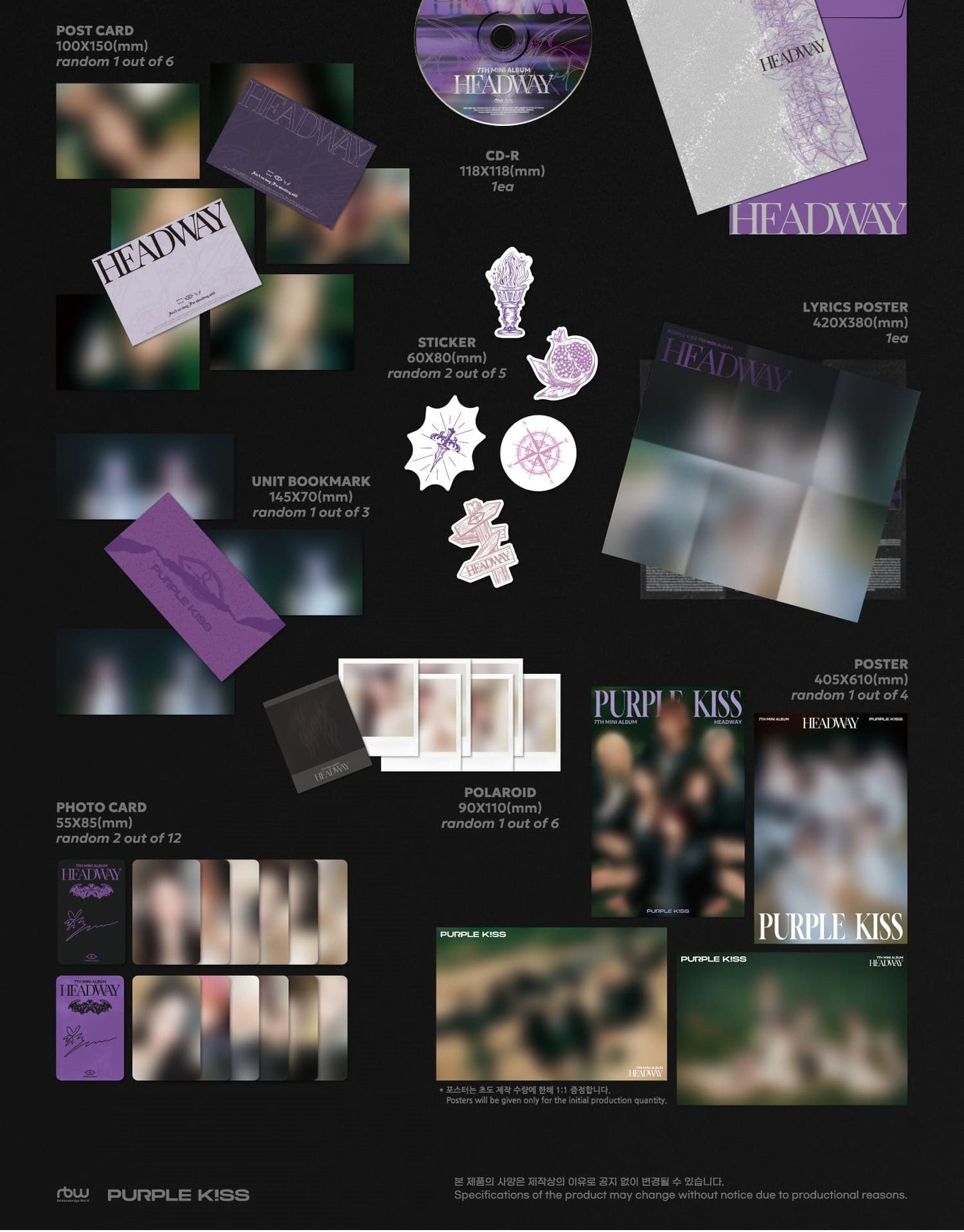 PURPLE KISS 7TH MINI ALBUM – HEADWAY