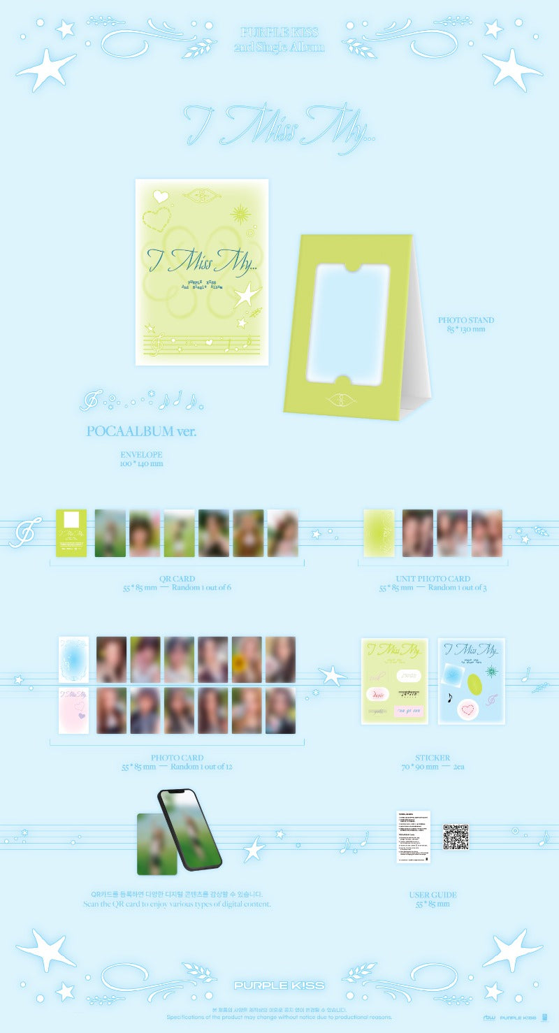 PURPLE KISS 2nd Single Album – I Miss My… (POCA Ver.)