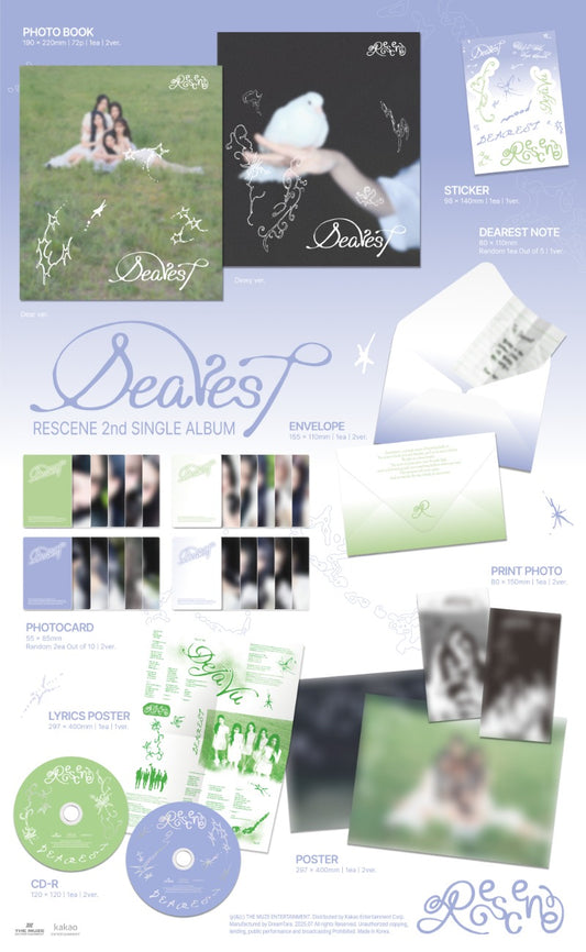 RESCENE 2nd Single Album – Dearest (Random)