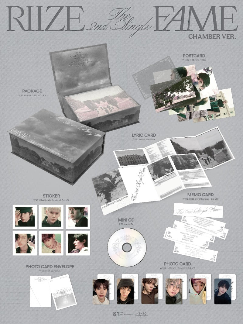 RIIZE The 2nd Single Album - Fame (Chamber Ver.)