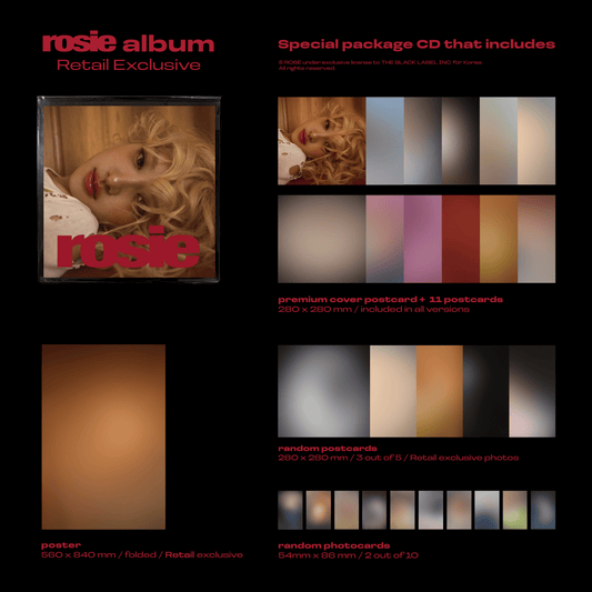 ROSÉ 1st studio album – rosie (Retail Exclusive)