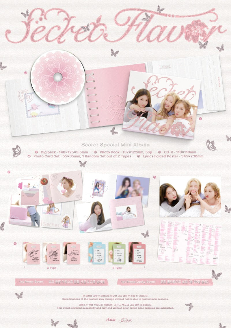 PRE-ORDER: Secret Special Mini Album - Secret Flavor