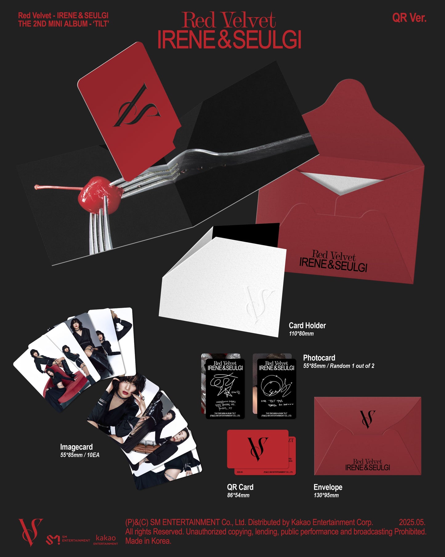 Red Velvet – IRENE & SEULGI 2nd Mini Album – TILT (QR Ver.) (Smart Album)