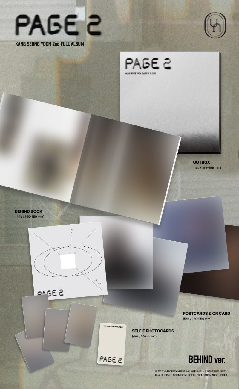 KANG SEUNG YOON (Winner) – 2nd Full Album - PAGE 2 (BEHIND Ver.)