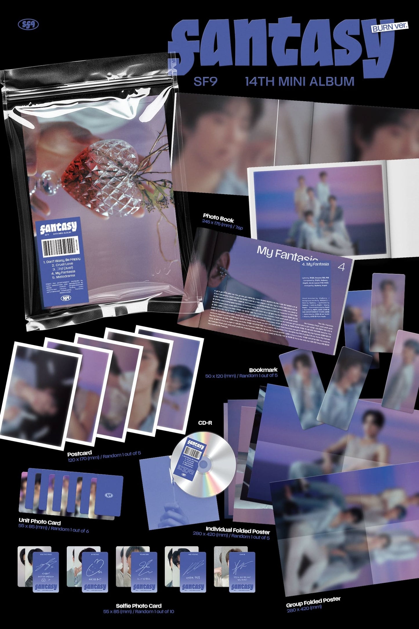 SF9 14th Mini Album – FANTASY (Random)