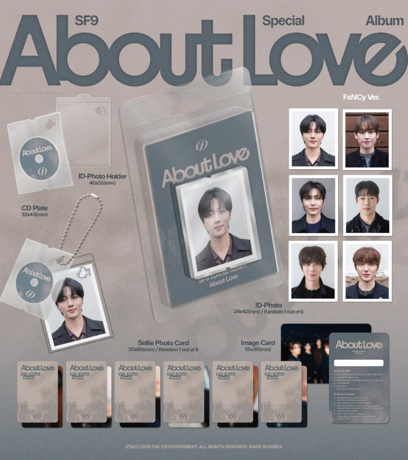 PRE-ORDER: SF9 Special Album - About Love (FaNCy Ver.) (Random)