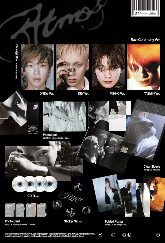 SHINee The 6th Mini Album - Atmos (RaIn Ceremony Ver.)