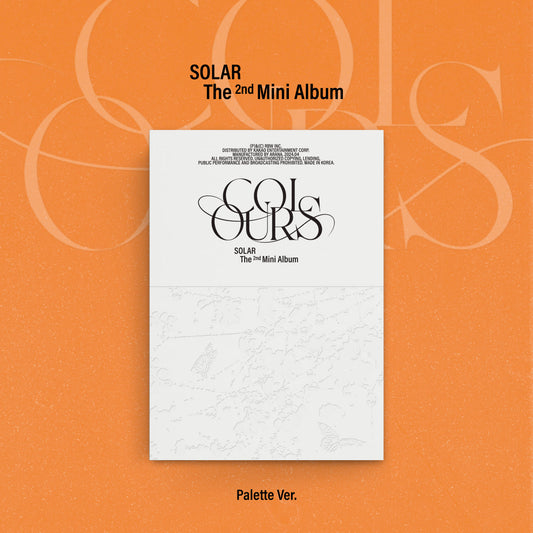 PRE-ORDER: SOLAR The 2nd Mini Album – COLOURS (Palette Ver.)