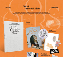 Load image into Gallery viewer, PRE-ORDER: SOLAR The 2nd Mini Album – COLOURS (Palette Ver.)
