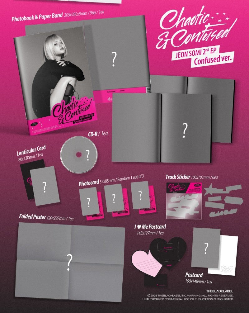 JEON SOMI 2nd EP Album – Chaotic & Confused (Random)