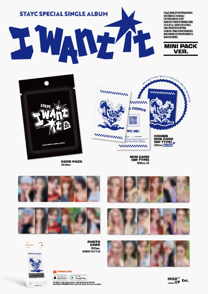 STAYC Special Single Album – I WANT IT (Mini Pack Ver.)