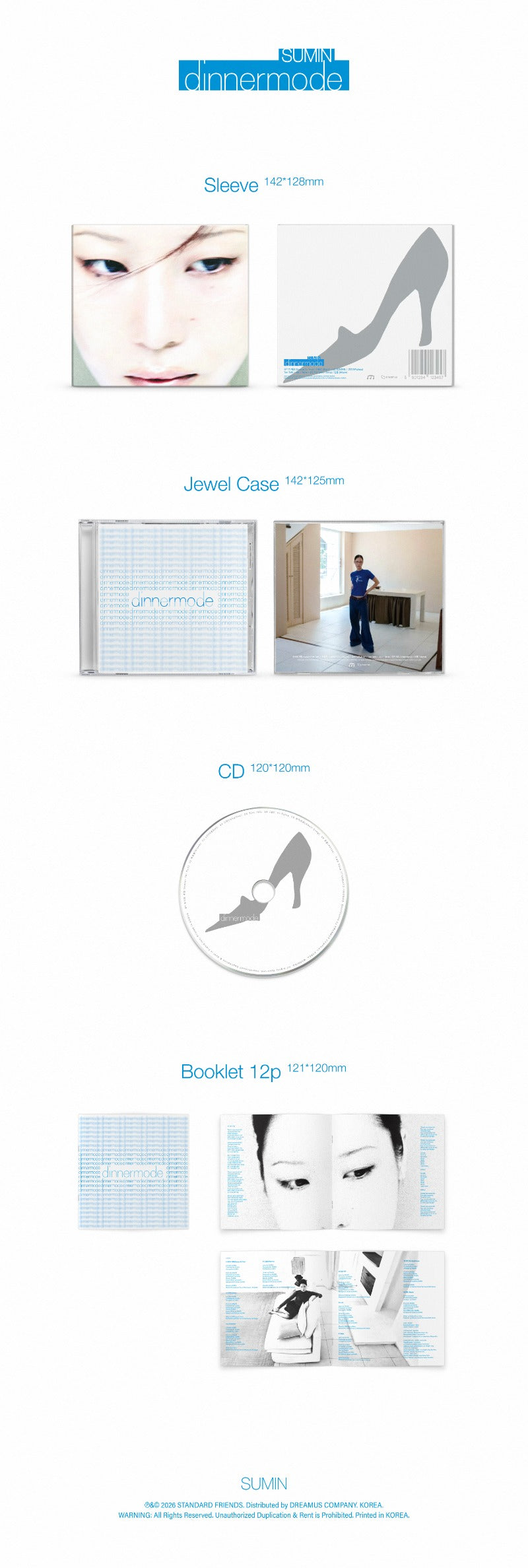 PRE-ORDER: SUMIN 2nd Album - dinnermode