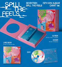 Load image into Gallery viewer, SEVENTEEN 12th Mini Album – SPILL THE FEELS (CARAT Ver.) (Random)