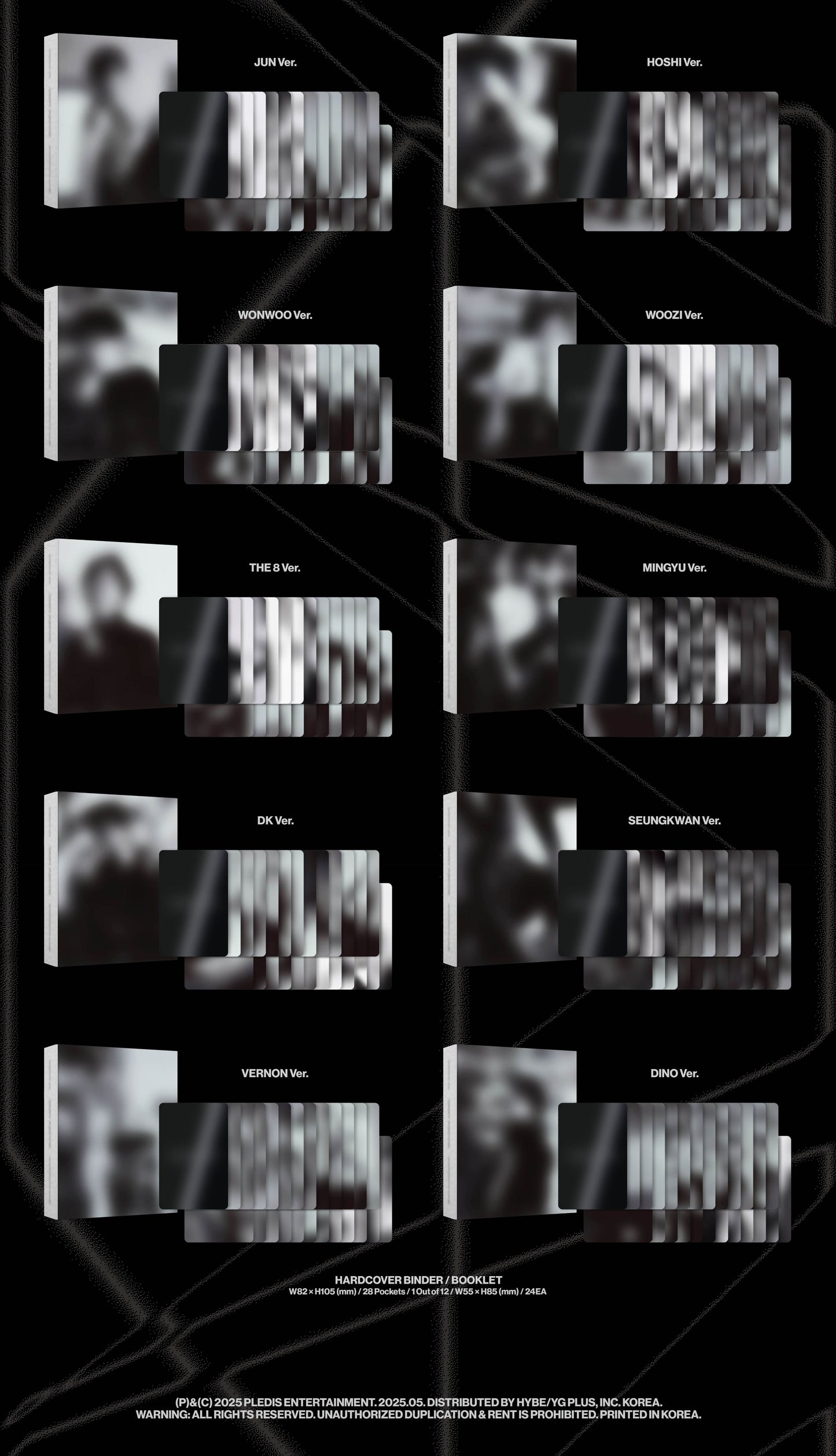 SEVENTEEN 5th Album – HAPPY BURSTDAY (DAREDEVIL Ver.) (Random)
