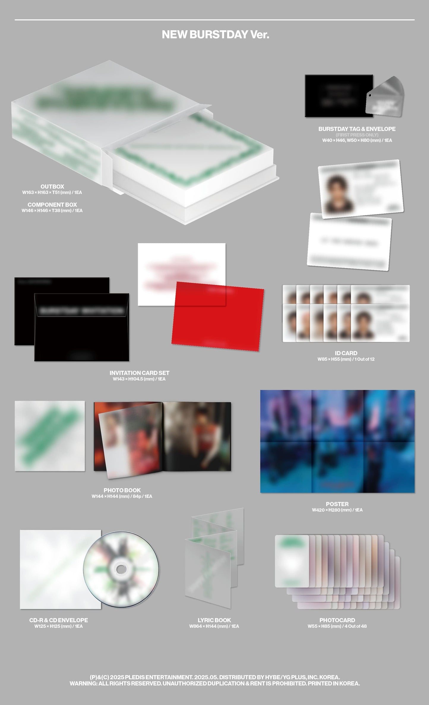 SEVENTEEN 5th Album – HAPPY BURSTDAY (Random)