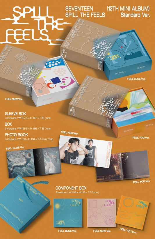 SEVENTEEN 12th Mini Album - SPILL THE FEELS (Standard Ver.) (Random)
