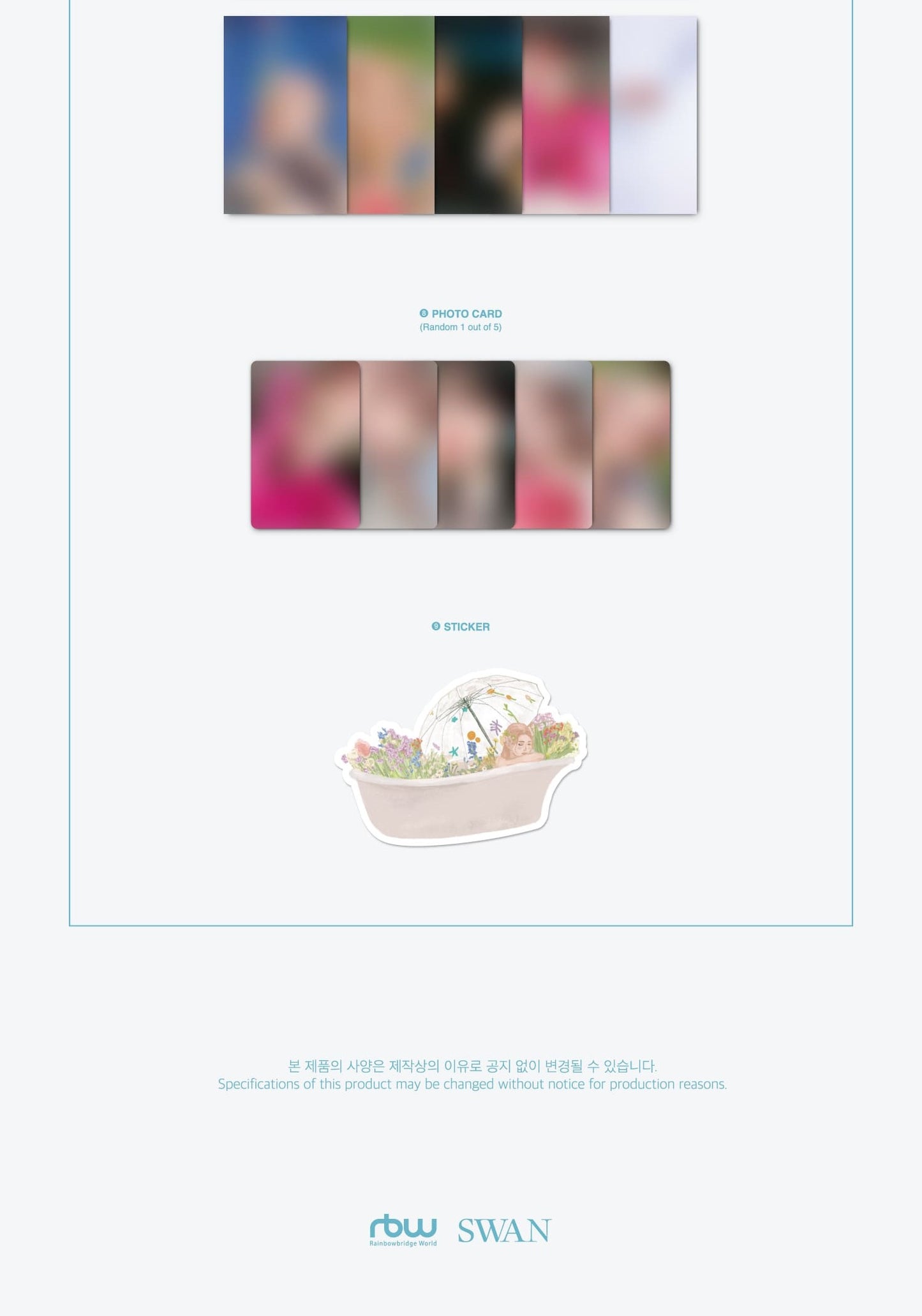 SWAN (Purple Kiss) Single Album Vol. 1 - Twenty (Random)